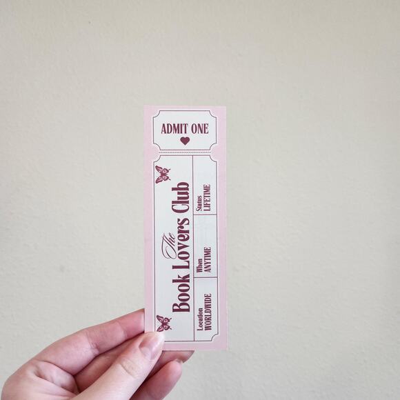 Vintage Readers Bookmark Set Pink Red Cute Retro Style Art Bookish Gift Matte - Picture 7 of 9